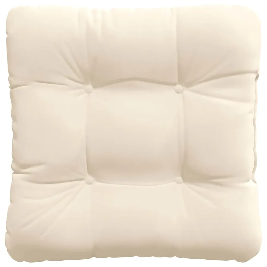 Coussins de siège 4 pcs Beige 40 x 40 cm Tissu en microfibre - 7