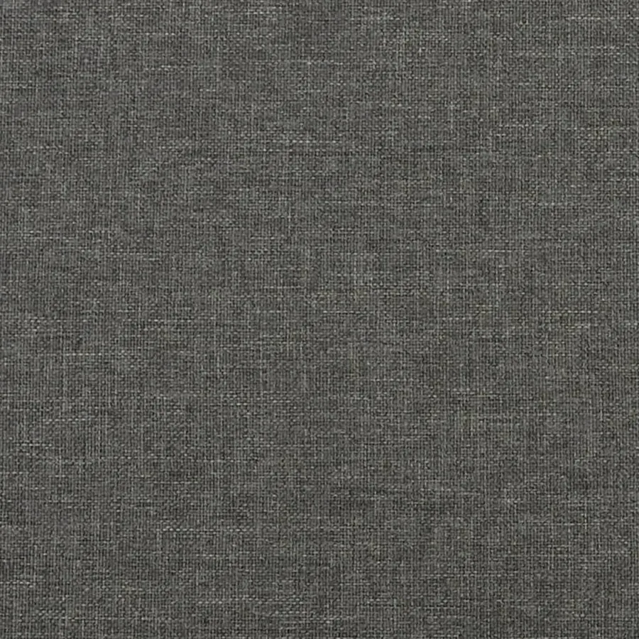 Cadre de lit à lattes gris foncé 90x190 cm tissu - 8