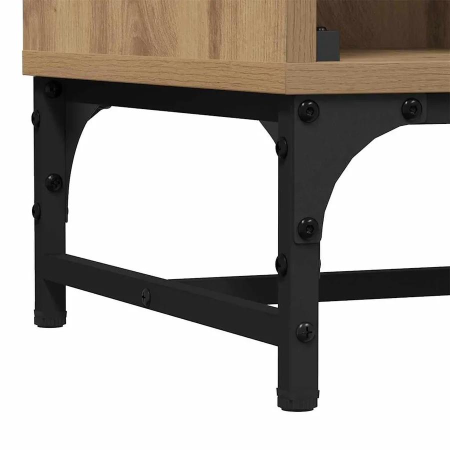 Buffet Chêne artisanal 35 x 37 x 117 cm - 10
