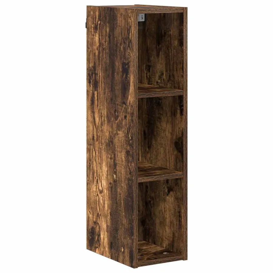 Armoire suspendue avec stockage Chêne fumé 20 x 29,5 x 80 cm - 2
