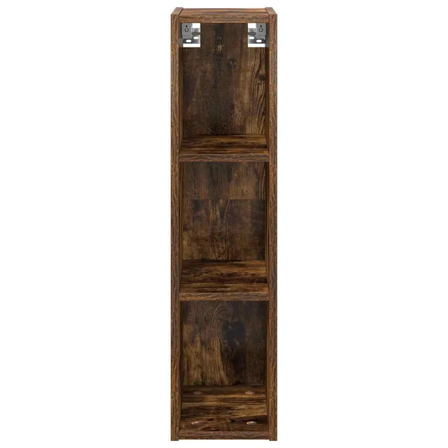 Armoire suspendue avec stockage Chêne fumé 20 x 29,5 x 80 cm - 5