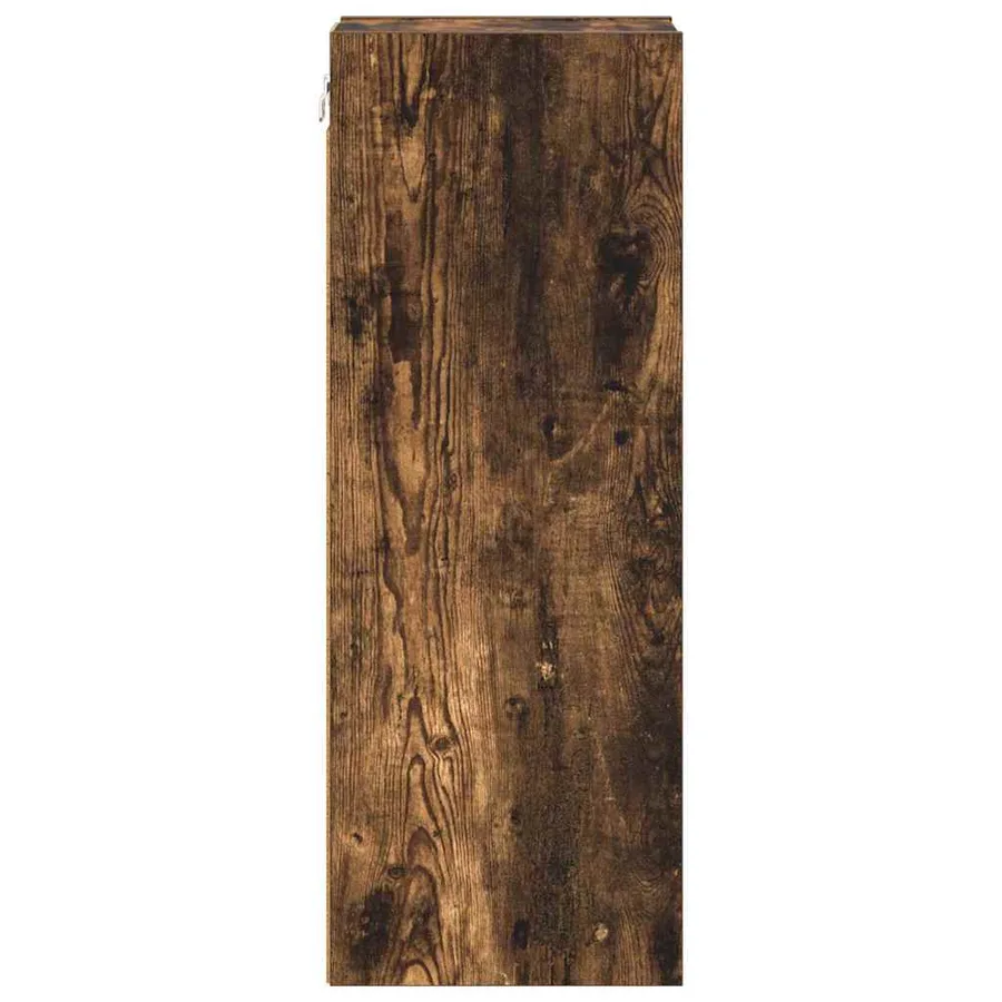 Armoire suspendue avec stockage Chêne fumé 20 x 29,5 x 80 cm - 6