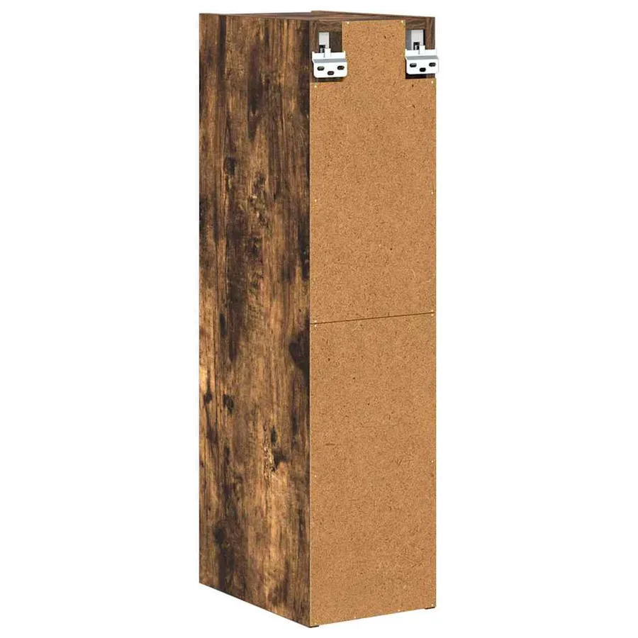Armoire suspendue avec stockage Chêne fumé 20 x 29,5 x 80 cm - 7