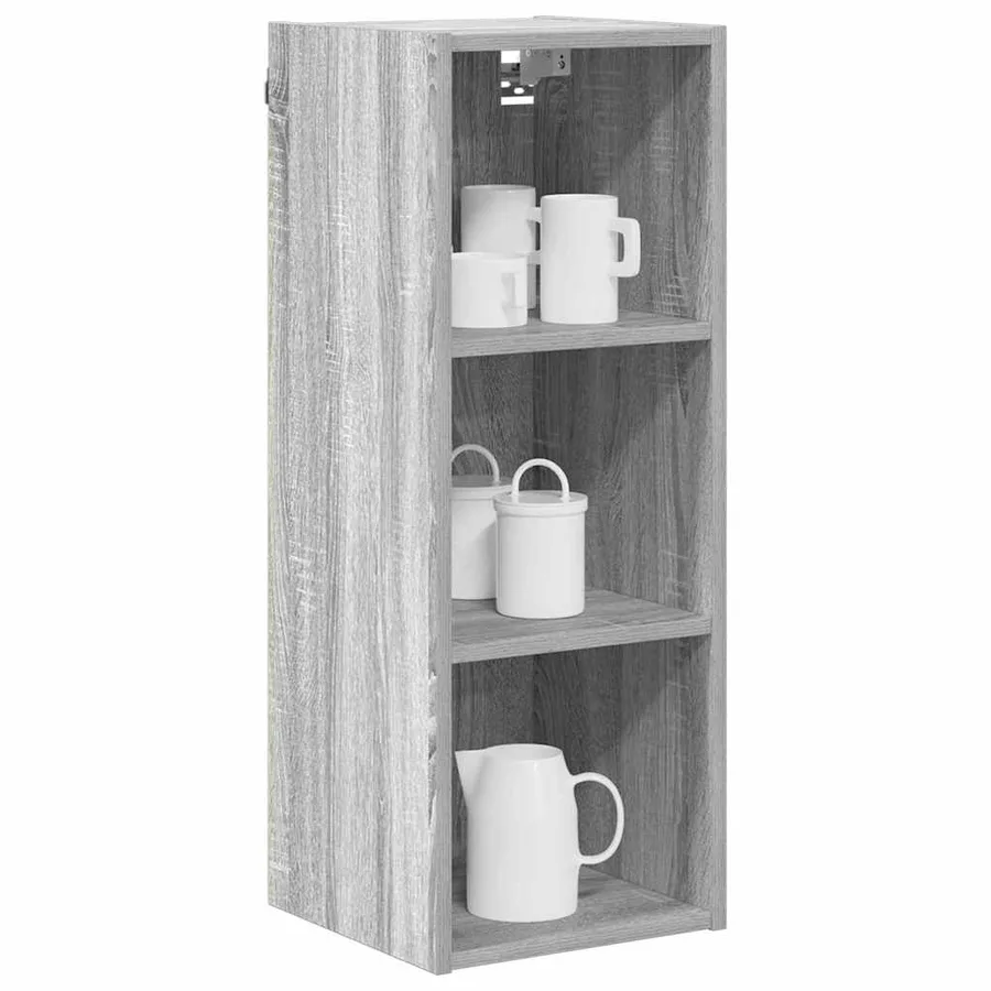 Armoire suspendue avec stockage Gris Sonoma 30 x 29,5 x 80 cm - 3