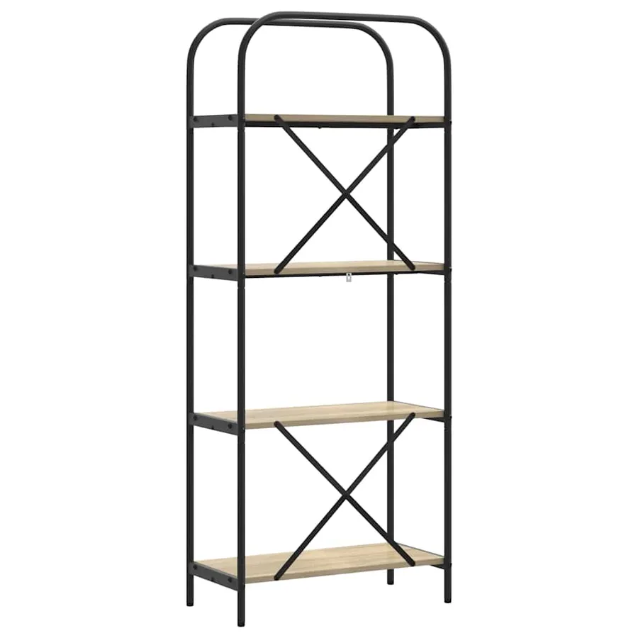 Étagère Chêne Sonoma 60 x 30 x 146 cm Bois d'ingénierie - 7