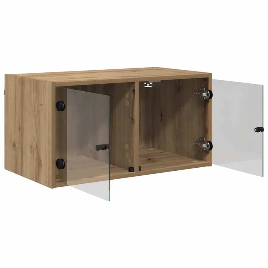 Cabinets muraux 2 pc 68 x 37 x 35 cm Bois d'ingénierie - 5