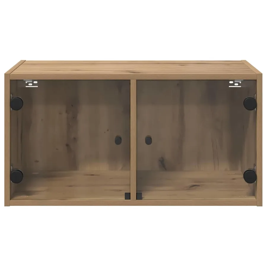 Cabinets muraux 2 pc 68 x 37 x 35 cm Bois d'ingénierie - 6