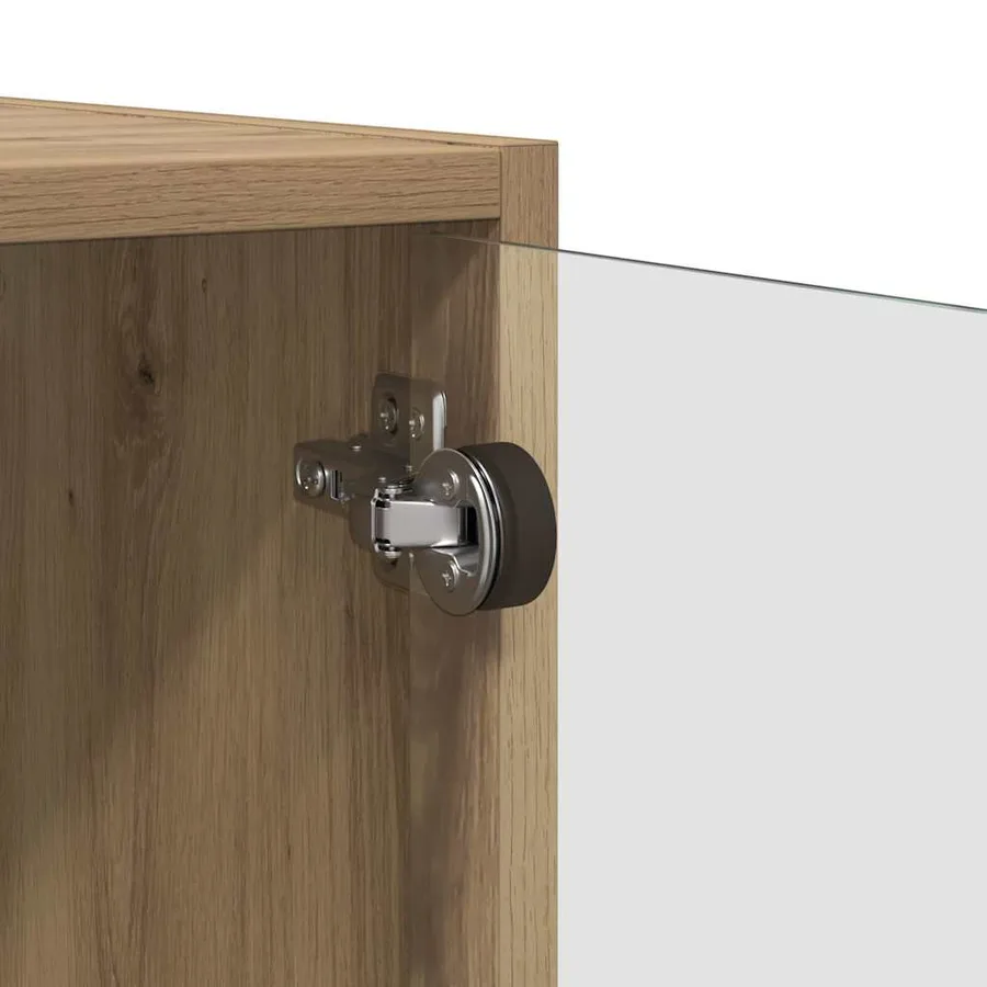 Cabinets muraux 2 pc 68 x 37 x 35 cm Bois d'ingénierie - 9