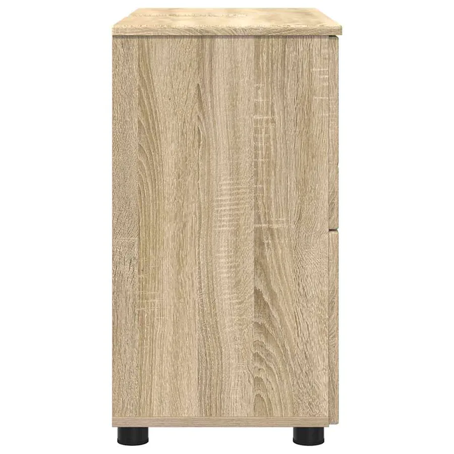 Cabinet de salle de bain Chêne Sonoma 76,5 x 35 x 64 cm - 7