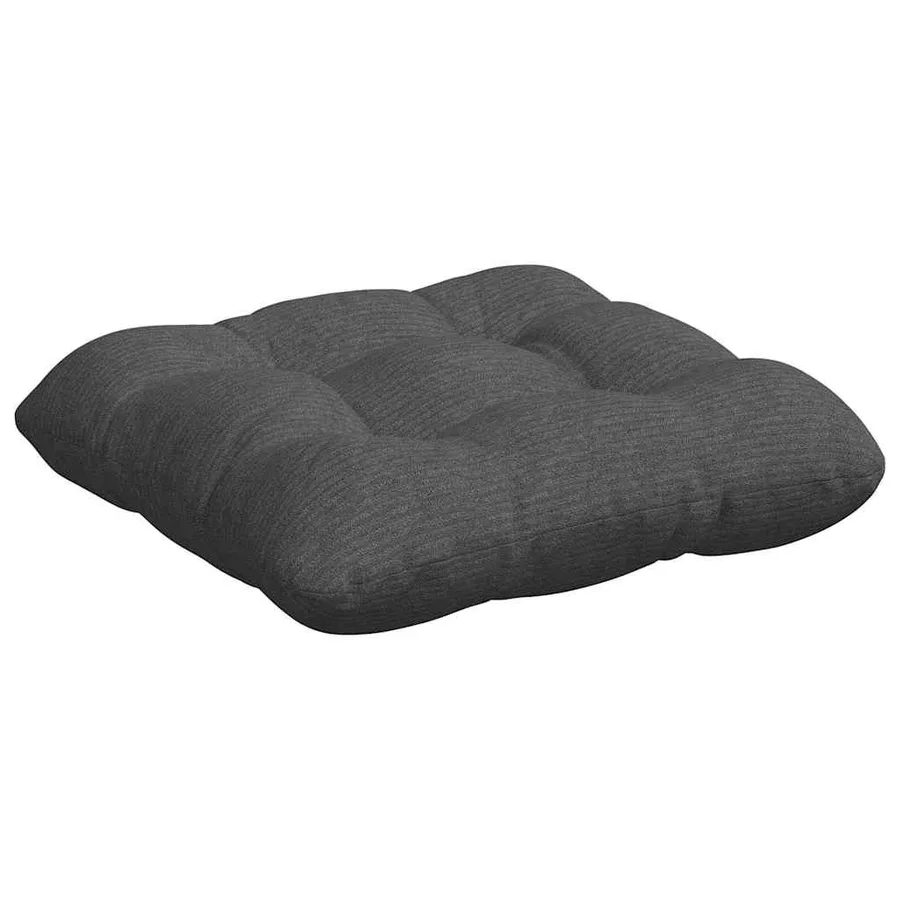 Coussins de siège 4 pcs Gris foncé 40 x 40 cm - 5