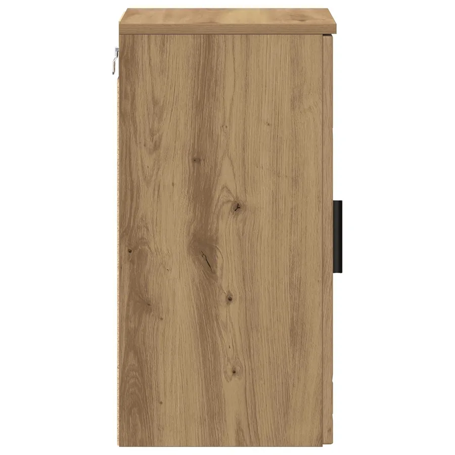 Cabinet de salle de bain Chêne artisanal 30 x 31,5 x 61 cm - 7