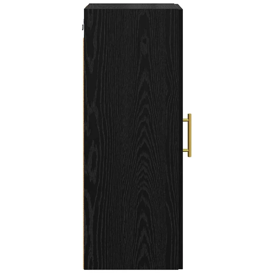 Meuble mural Chêne noir 34,5 x 34 x 90 cm Bois d'ingénierie - 7