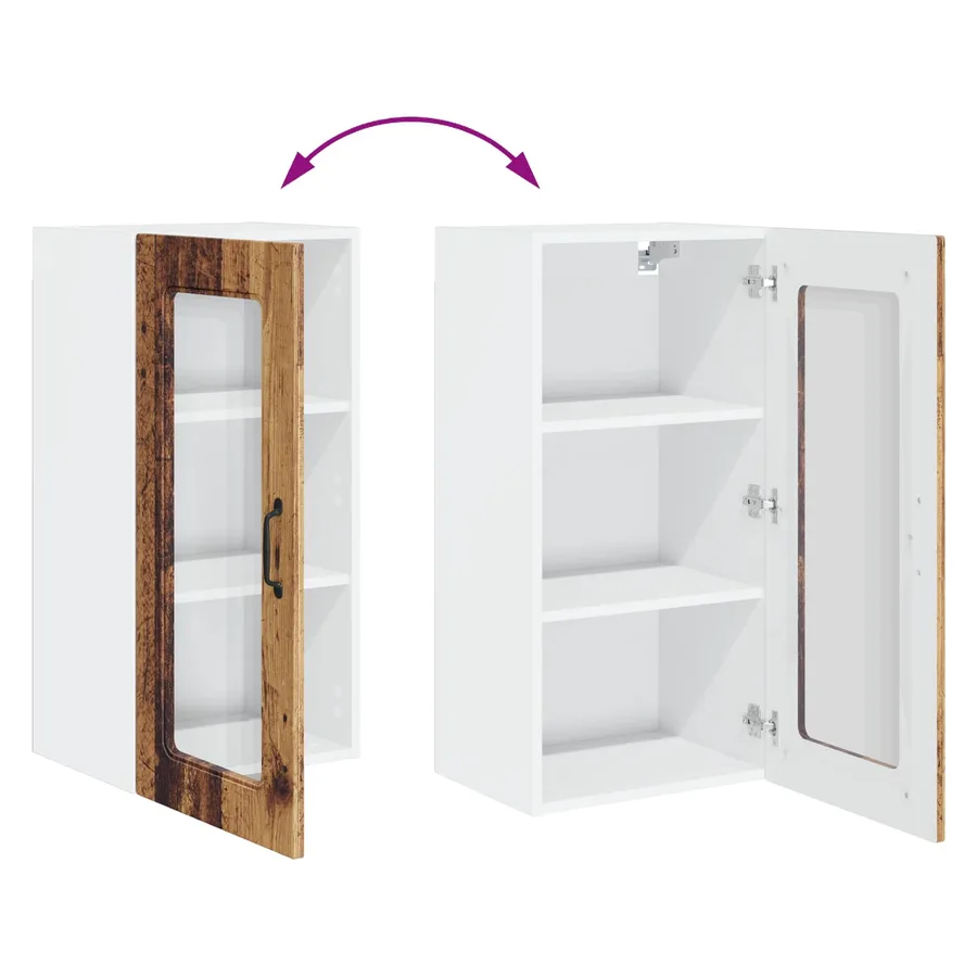 Panneau de lave-vaisselle Kalmar Bois ancien 40 x 31 x 80 cm - 9