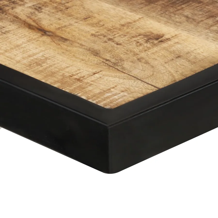 Table de salle à manger 160 cm Bois de manguier brut - 5