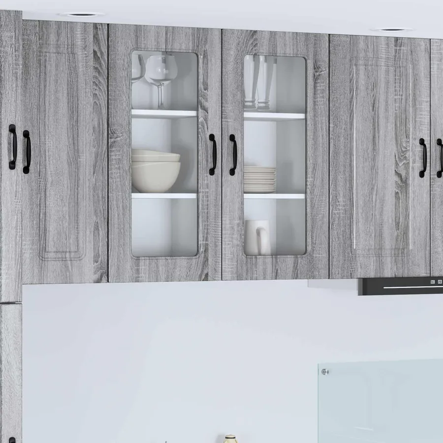Panneau de lave-vaisselle Kalmar Gris Sonoma 40 x 31 x 80 cm