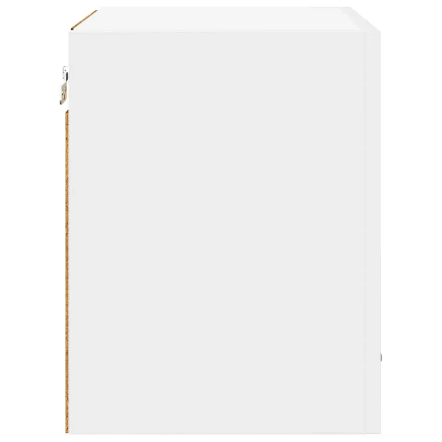 Armoire suspendue Blanc 40 x 31 x 40 cm Bois d'ingénierie - 7