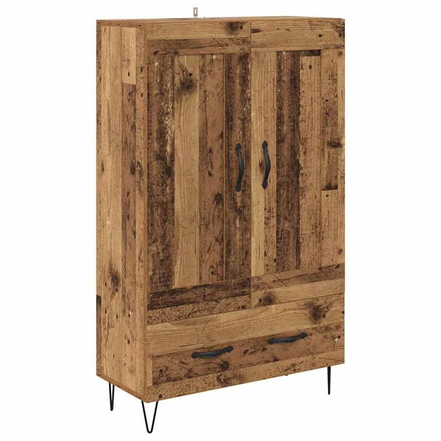 Haut Armoire Bois Ancien 69,5 x 31 x 115 cm Bois d'ingénierie - 2