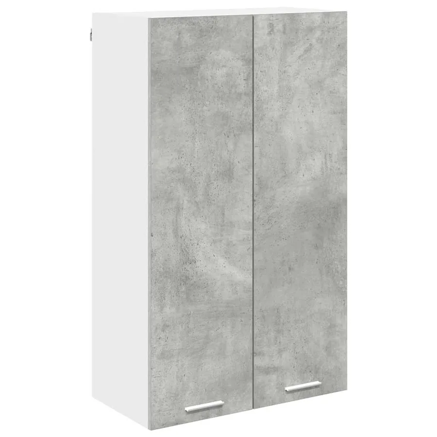 Armoire suspendue Gris béton 60 x 31 x 100 cm Bois d'ingénierie - 2
