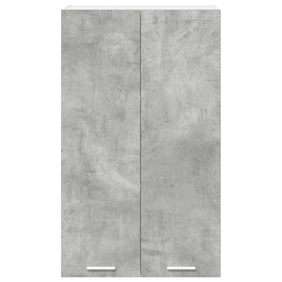 Armoire suspendue Gris béton 60 x 31 x 100 cm Bois d'ingénierie - 6
