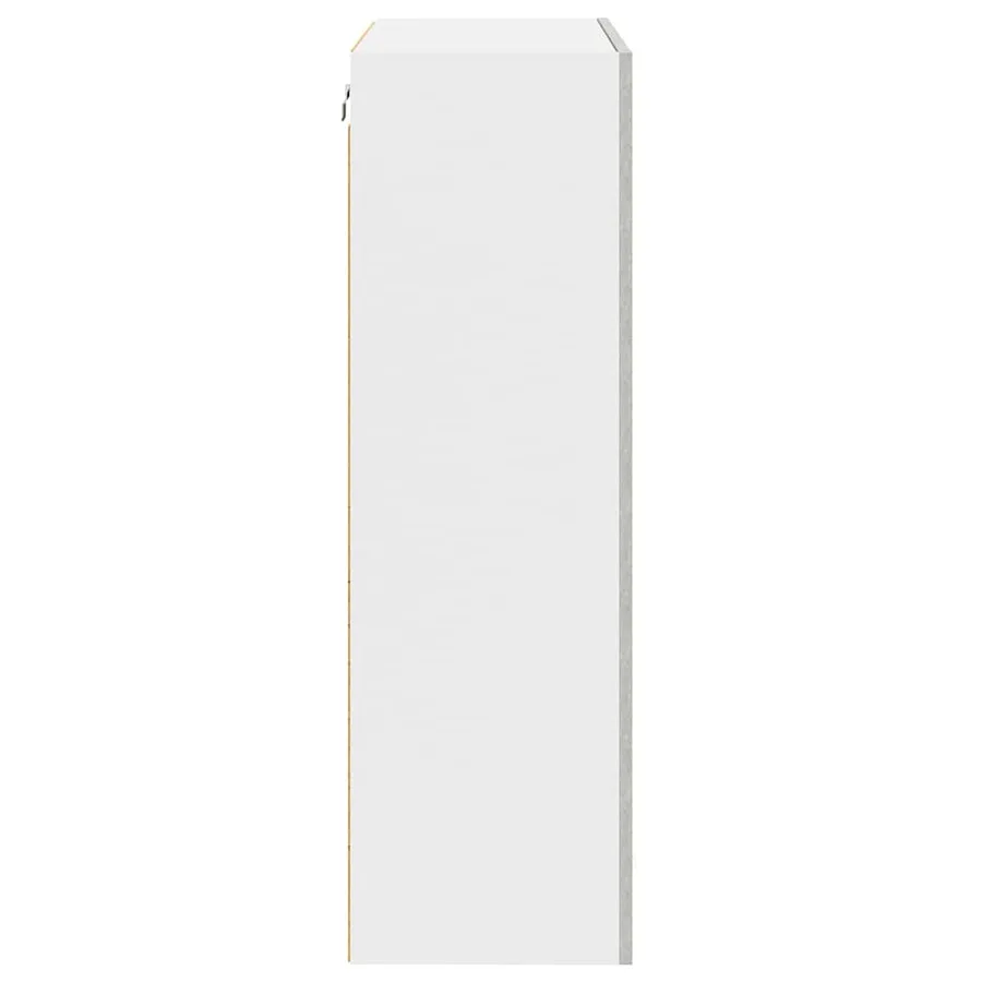 Armoire suspendue Gris béton 60 x 31 x 100 cm Bois d'ingénierie - 7