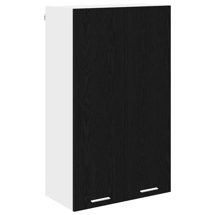 Armoire suspendue Chêne noir 60 x 31 x 100 cm Bois d'ingénierie - 2