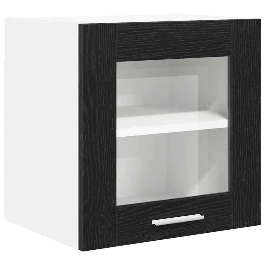 Armoire suspendue Chêne noir 40 x 31 x 40 cm Bois d'ingénierie - 2