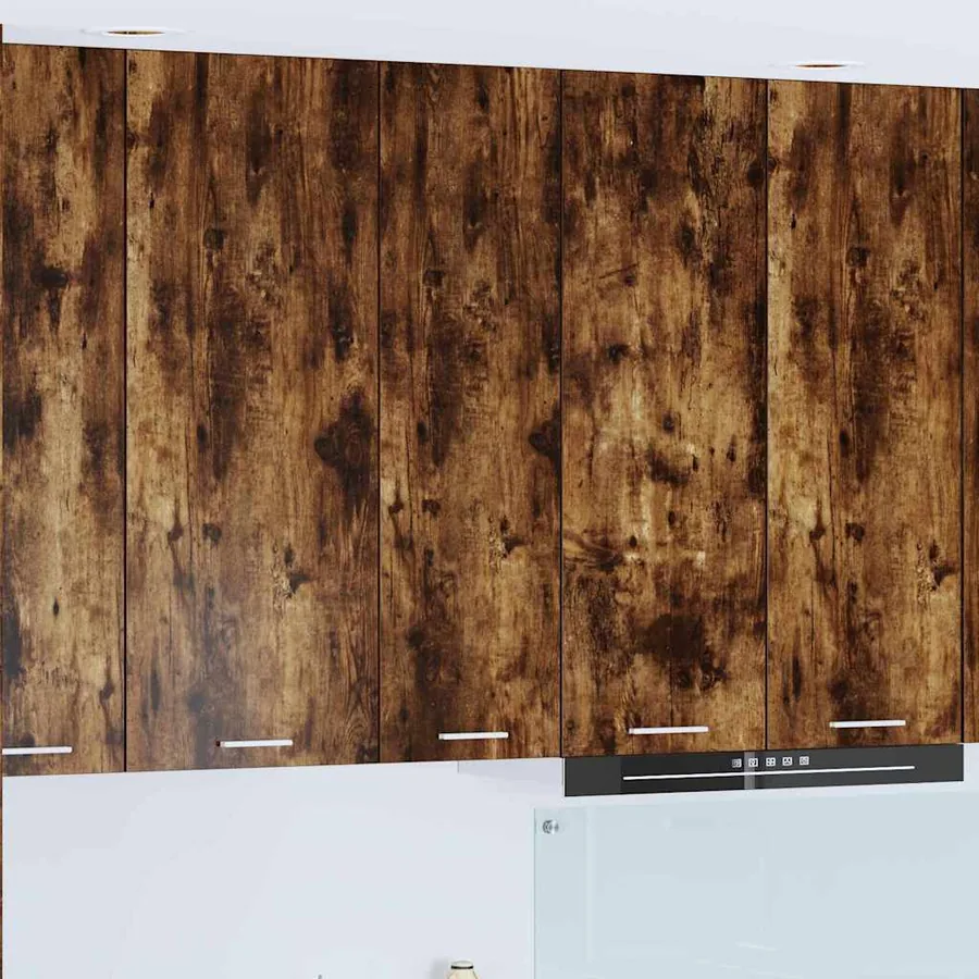 Armoire suspendue Chêne fumé 30 x 31 x 100 cm Bois d'ingénierie