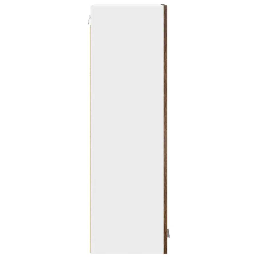 Armoire suspendue Chêne fumé 30 x 31 x 100 cm Bois d'ingénierie - 7