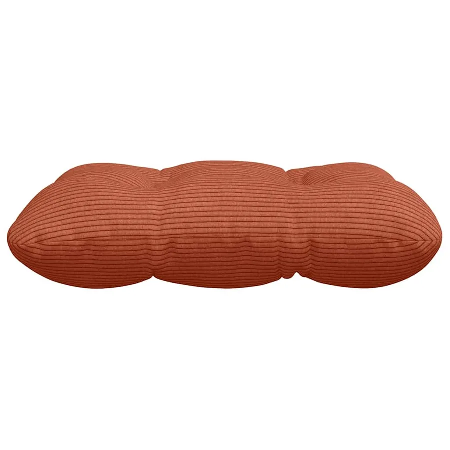 Coussins de siège 4 pcs Rouge orange 45 x 45 cm - 6