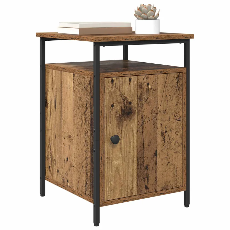 Cabinet de chevet Bois ancien 40 x 42 x 60cm Bois d'ingénierie - 3