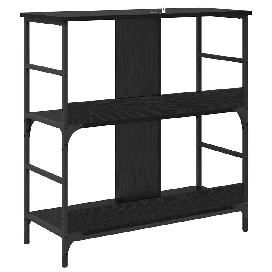 Étagère Chêne noir 78.5 x 33 x 82 cm Bois d'ingénierie - 7