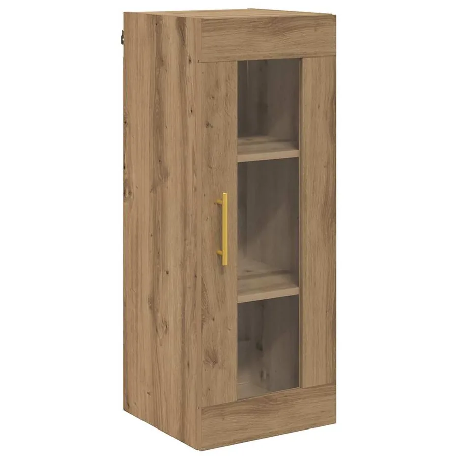Haut Armoire 2 pcs Chêne artisanal 34,5 x 34 x 180 cm - 7