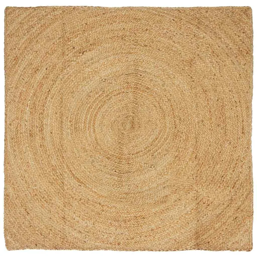 Tapis de surface Naturel 120 x 120 cm Jute