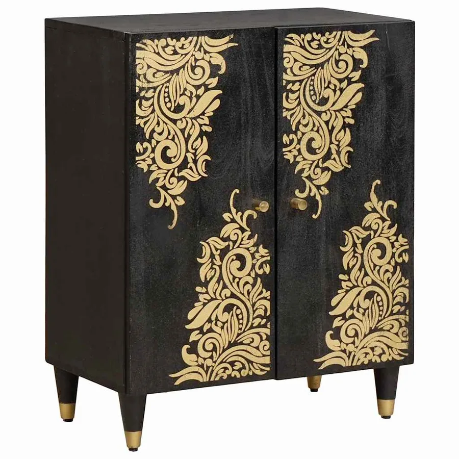 Ensemble de Meubles de Salle de Bain avec tiroir 3 pcs Noir - 3