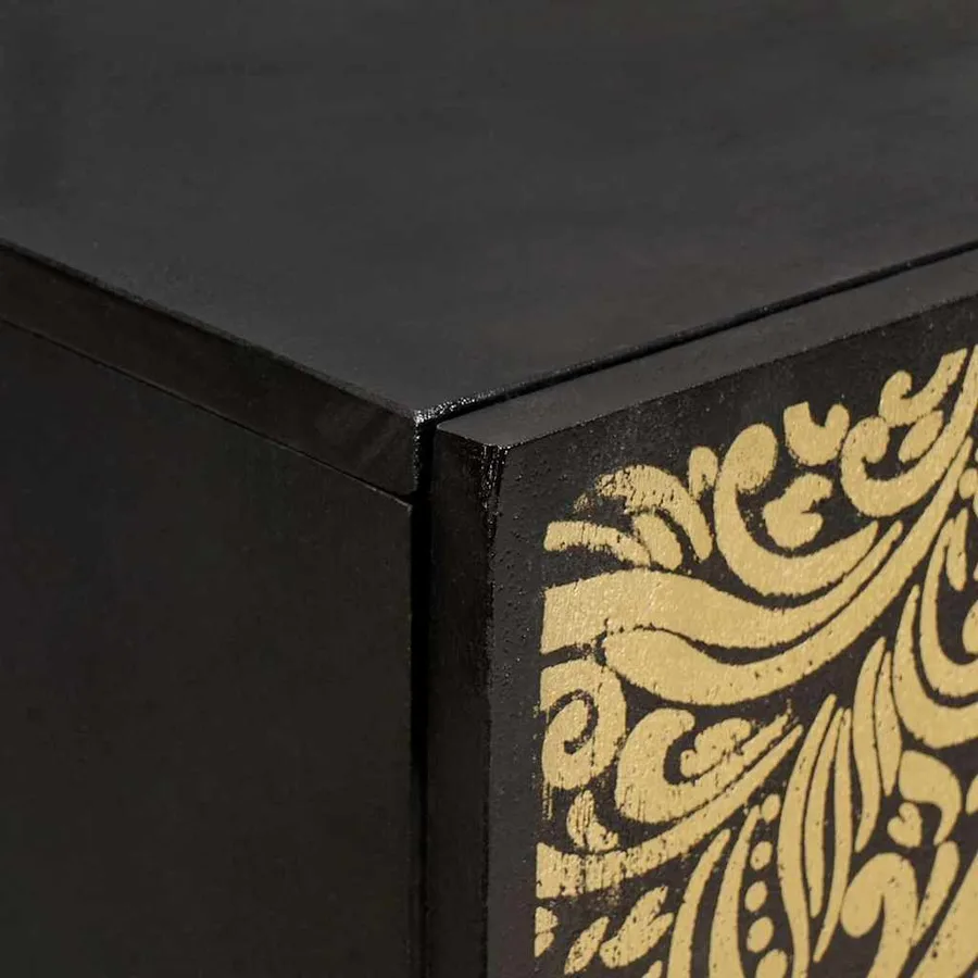 Ensemble de Meubles de Salle de Bain avec tiroir 3 pcs Noir - 7