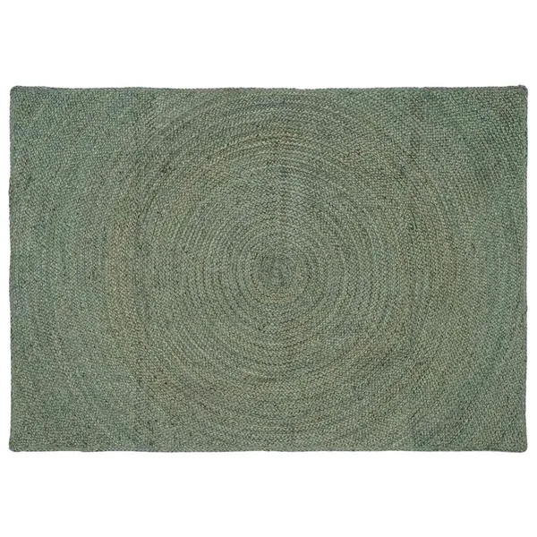 Tapis de surface Vert olive 140 x 200 cm Jute