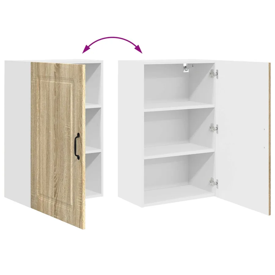 Panneau de lave-vaisselle Kalmar Chêne Sonoma 50 x 31 x 80 cm - 11