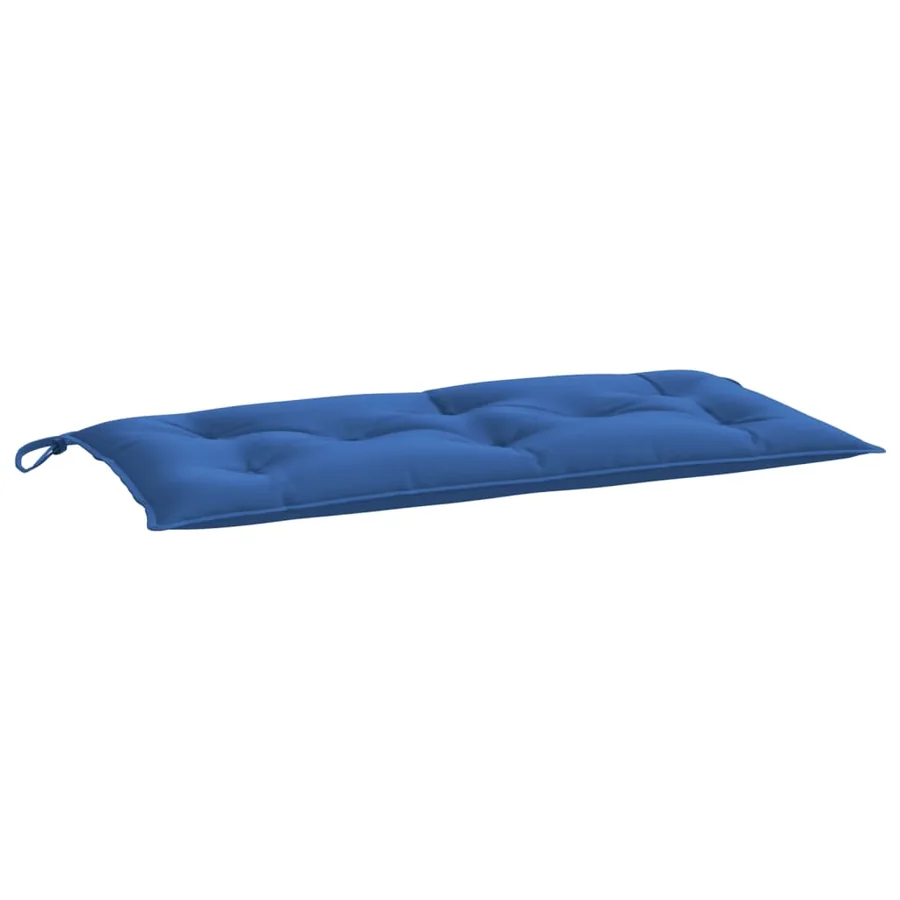 Coussins de banc de jardin lot de 2 bleu royal tissu oxford - 4