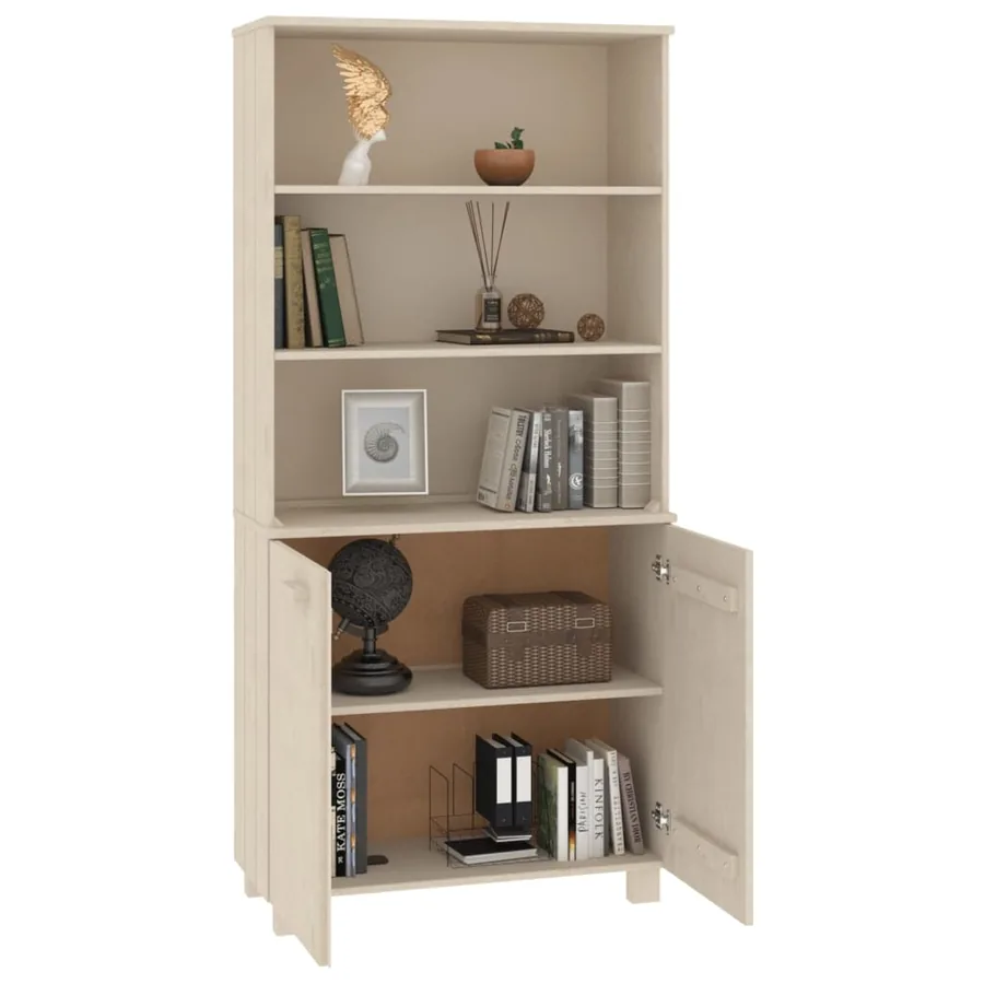 Buffet HAMAR Bois massif de pin Marron miel - 6