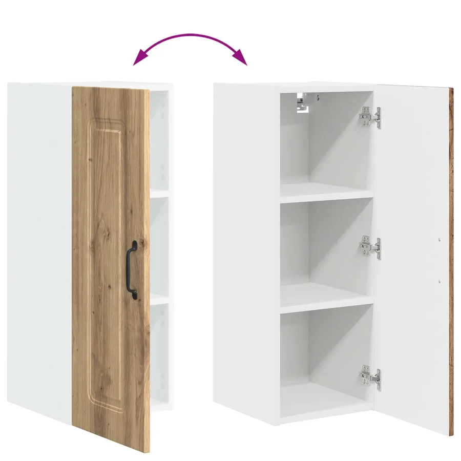 Panneau de lave-vaisselle Kalmar 2 pcs Chêne artisanal - 12