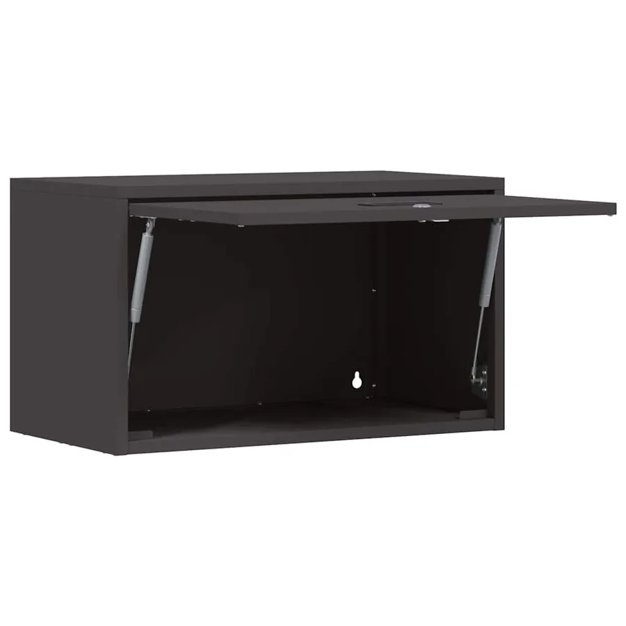 Armoire murale pour garage Noir 60 x 33 x 35 cm - 5