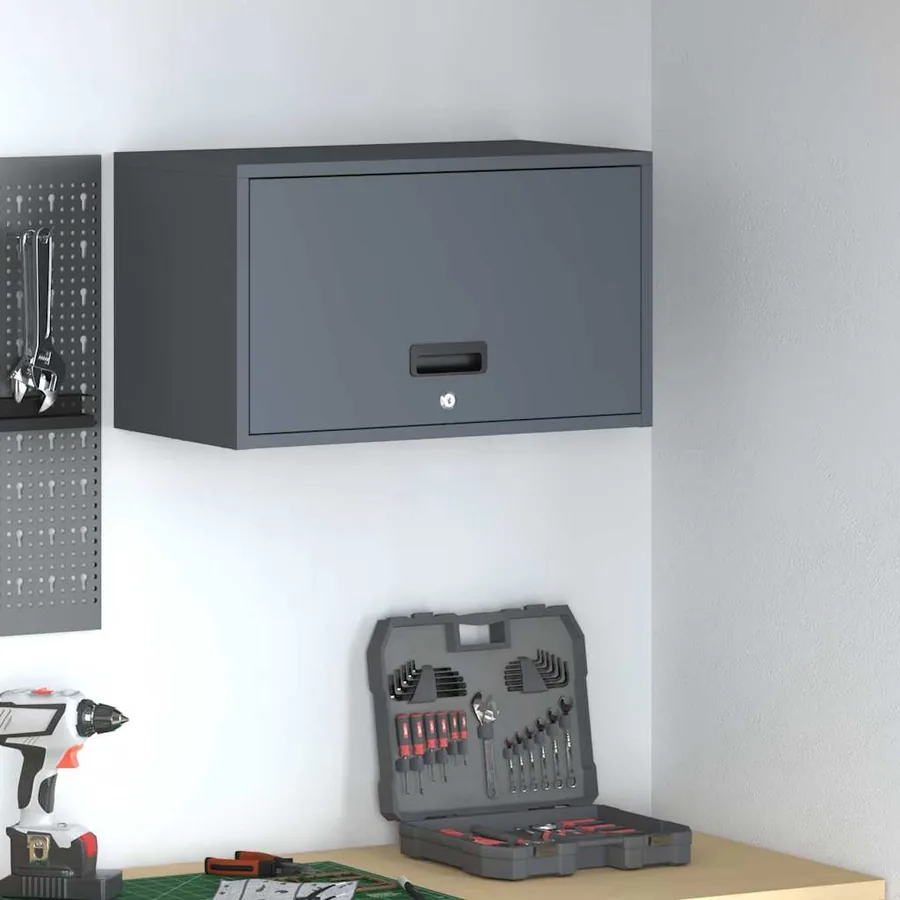 Armoire murale pour garage Anthracite 60 x 33 x 35 cm