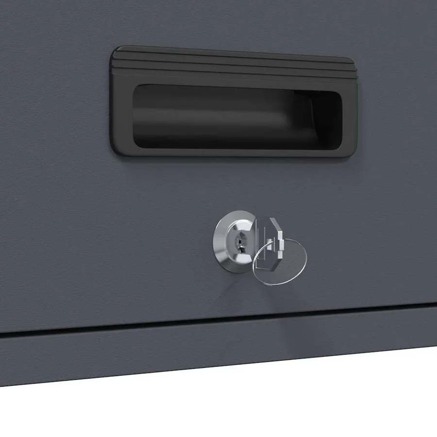 Armoire murale pour garage Anthracite 60 x 33 x 35 cm - 11