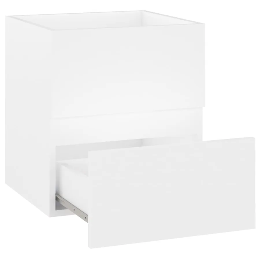 Armoire d'évier Blanc 41x38,5x45 cm Bois d’ingénierie - 4