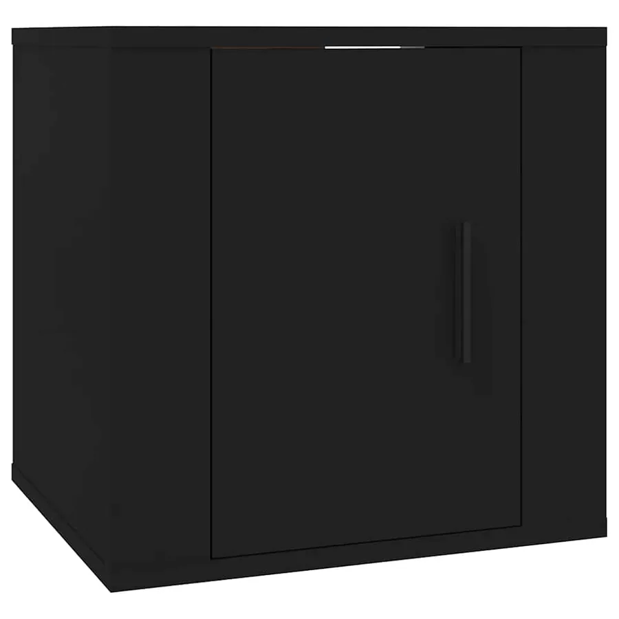 Meuble TV mural Noir 40x34,5x40 cm - 2