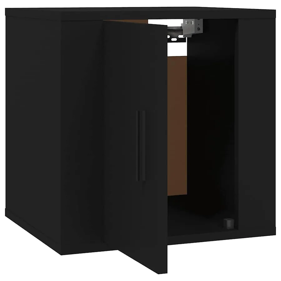 Meuble TV mural Noir 40x34,5x40 cm - 5