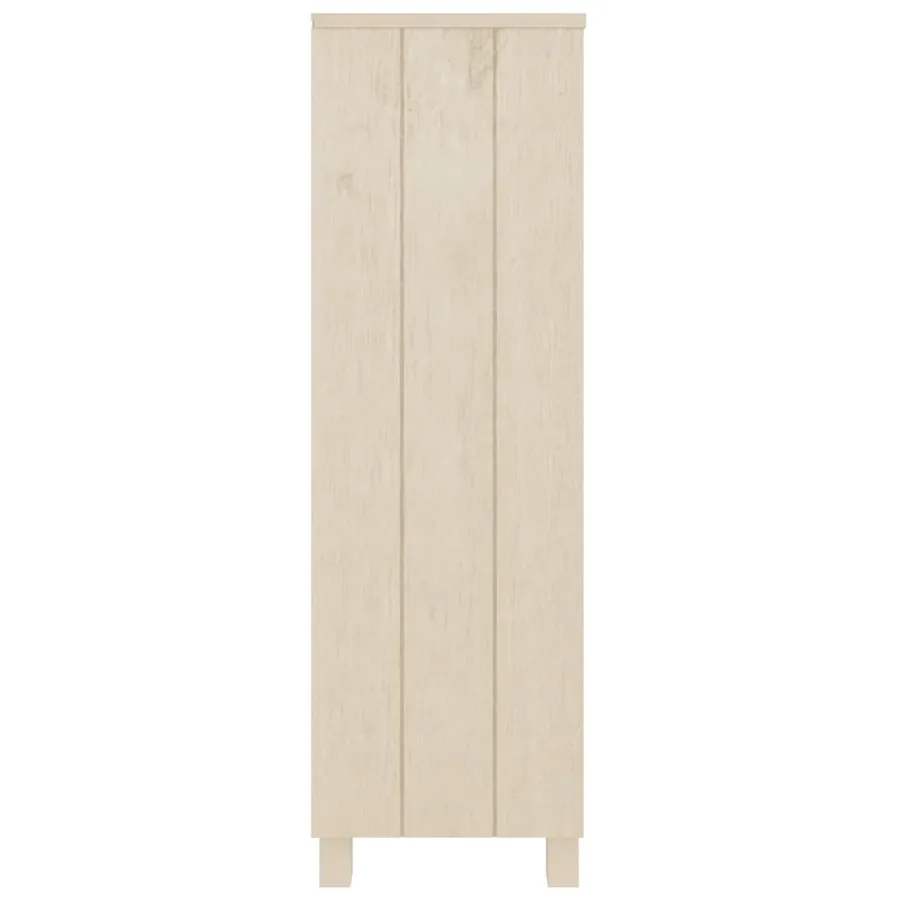 Bibliothèque HAMAR Marron miel 85x35x112 cm Bois de pin massif - 4