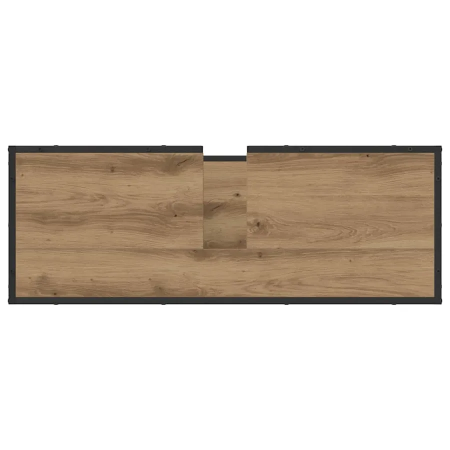 Ensemble de mobilier de salle de bain 3 pc Chêne artisanal - 10
