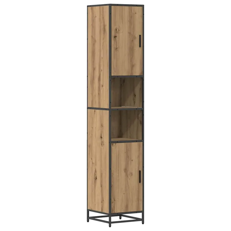 Ensemble de mobilier de salle de bain 3 pc Chêne artisanal - 7