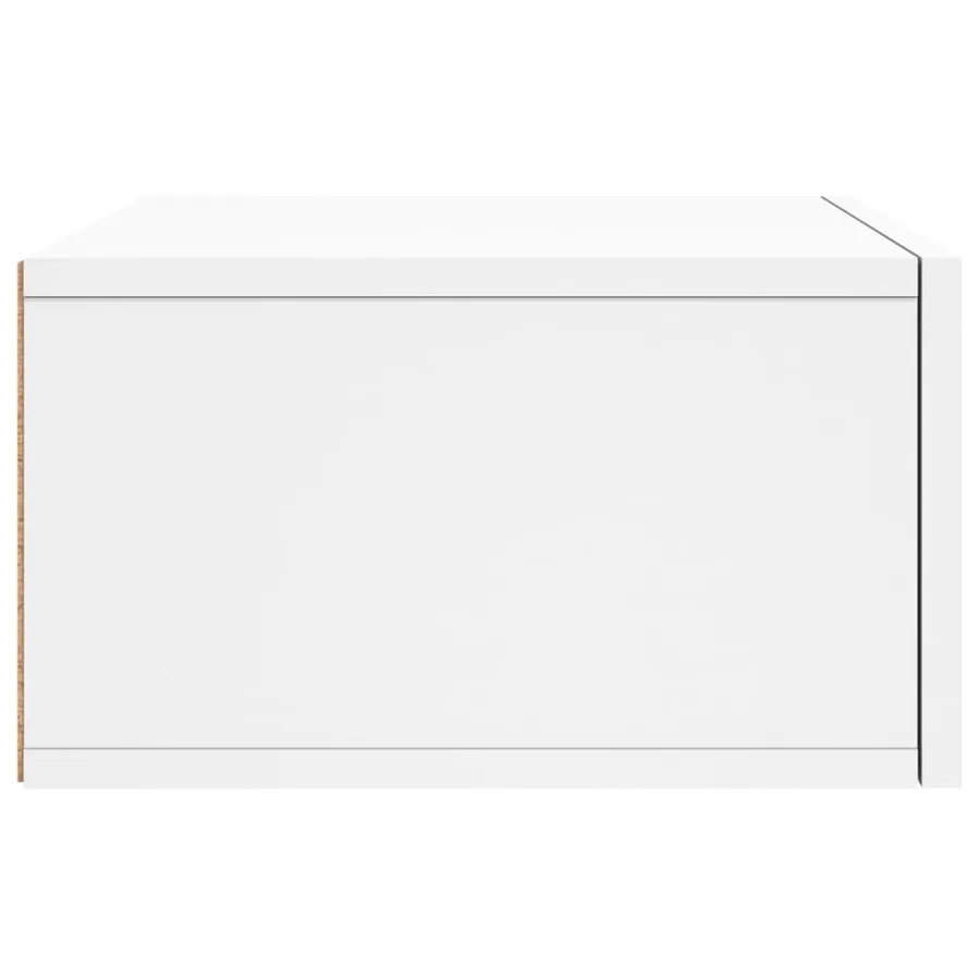 Tables de chevet murales 2 pcs blanc 35x35x20 cm - 7